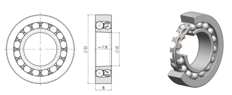 Self Aligning Ball Bearings- Type 1